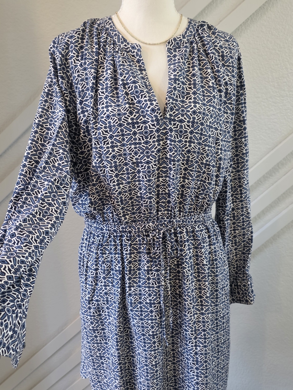LOFT Blue & White Patterned Women's Jacket